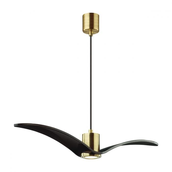 Odeon Light 4900/1A PENDANT ODL22 233 черный/бронзовый/стекло Подвес GU10 1*5W BIRDS — миниатюра 1