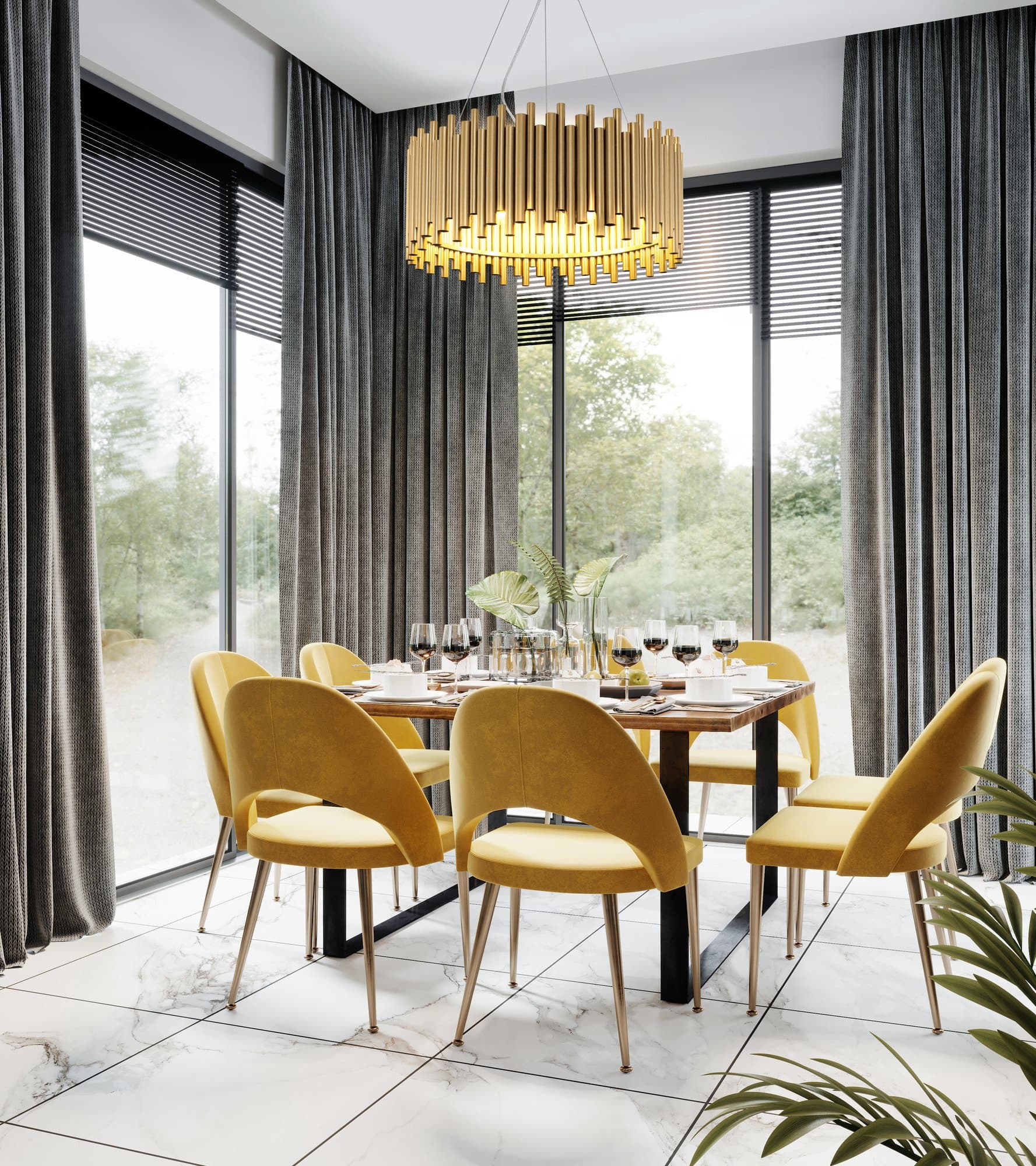 Maytoni Modern Латунь Светильник подвесной MOD136PL-06BS — миниатюра 4