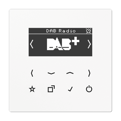 JUNG Цифровое радио DAB +, белый DABLSWW