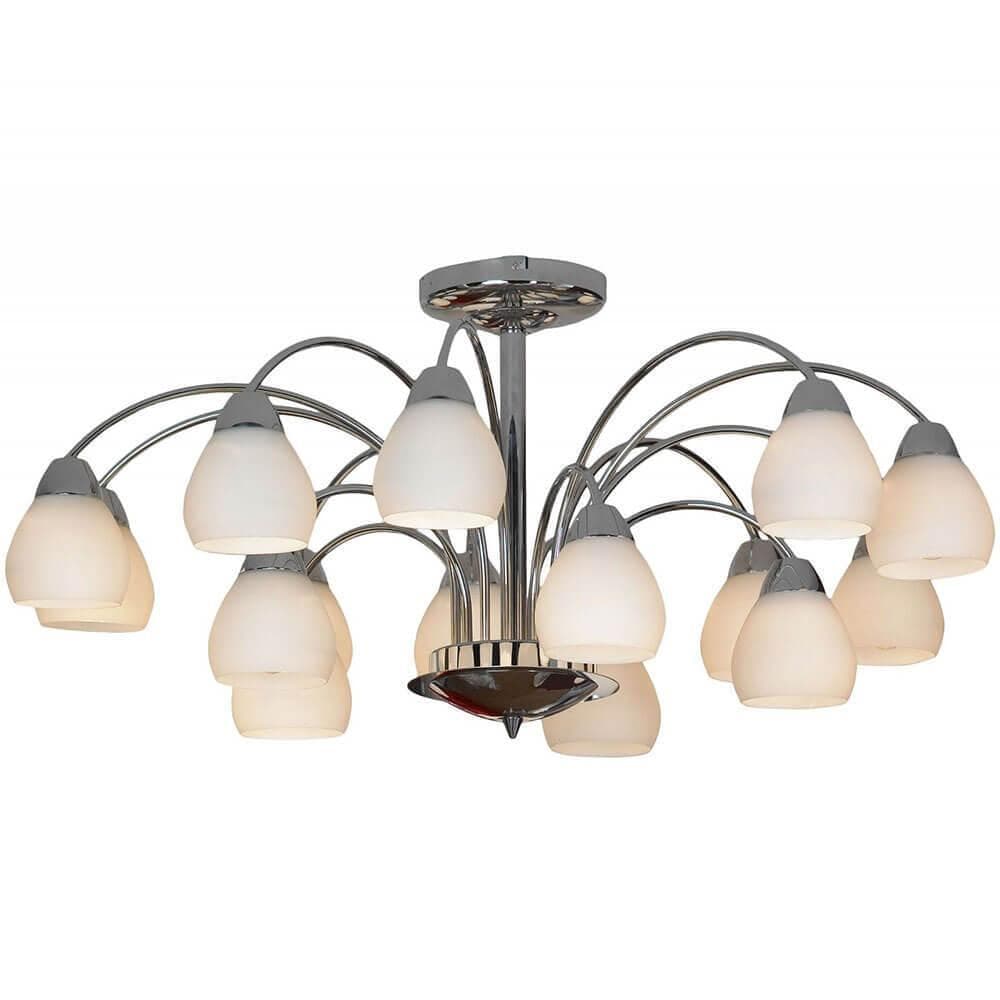 Lussole S.R.L Металл Хром /  Стекло Люстра E27 60W LSF-2403-15 — миниатюра 1
