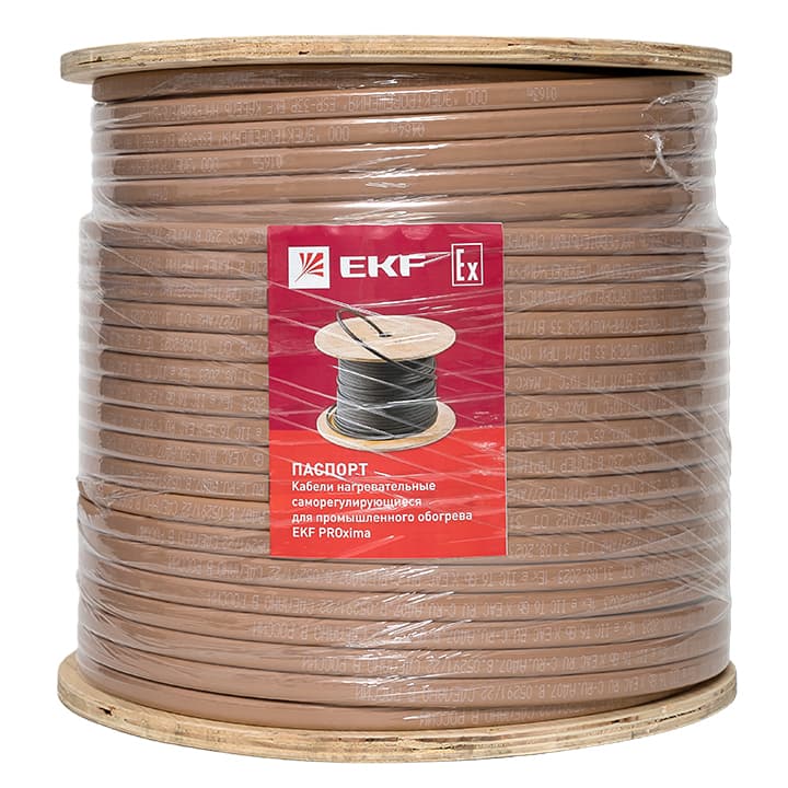 EKF Саморегулирующийся нагревательный кабель ESR-25P (25 Вт/м) 200 м, полиолефин — миниатюра 2