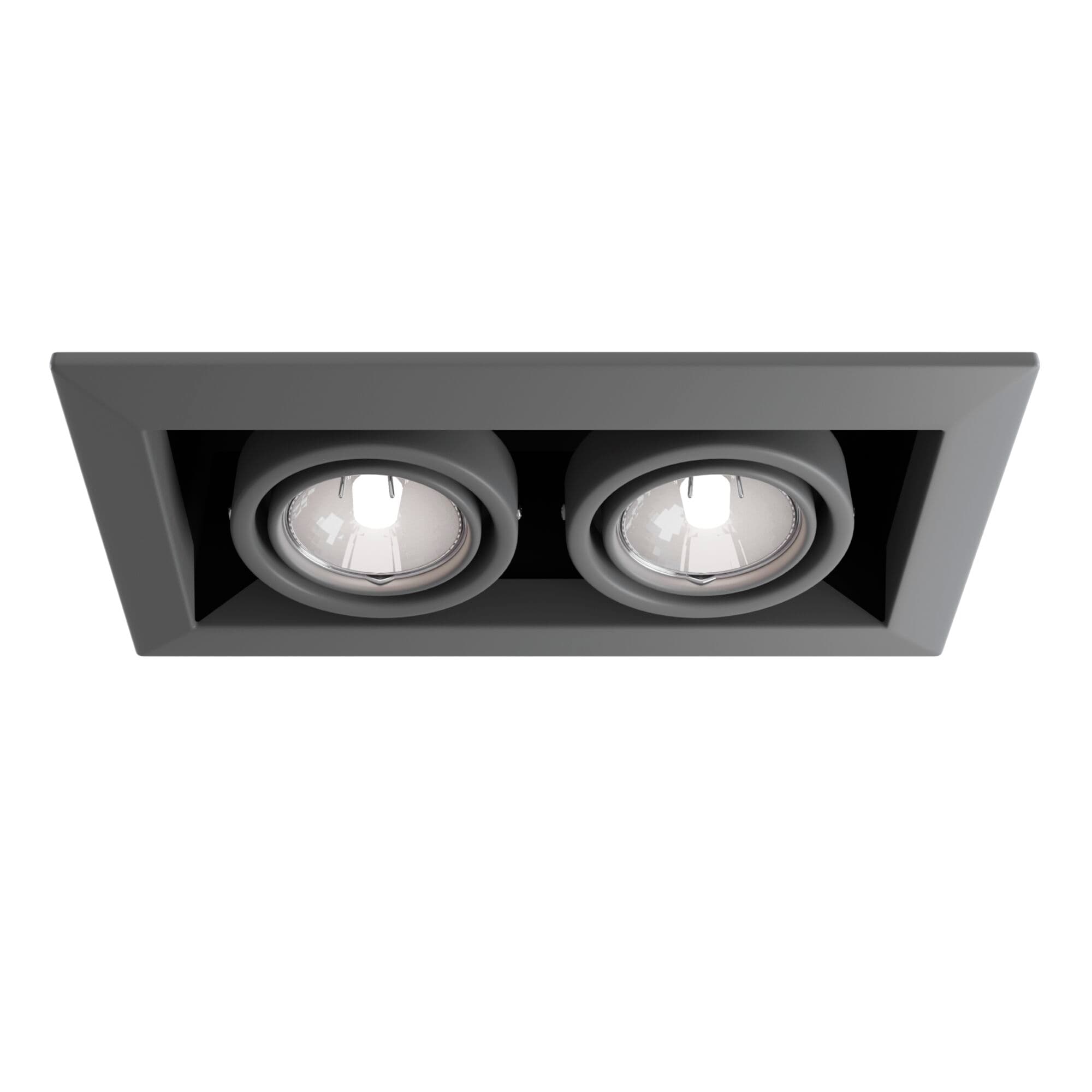 Maytoni DownLight Metal Серый Встроенный светильник 2xGU10 50W DL008-2-02-S — миниатюра 3
