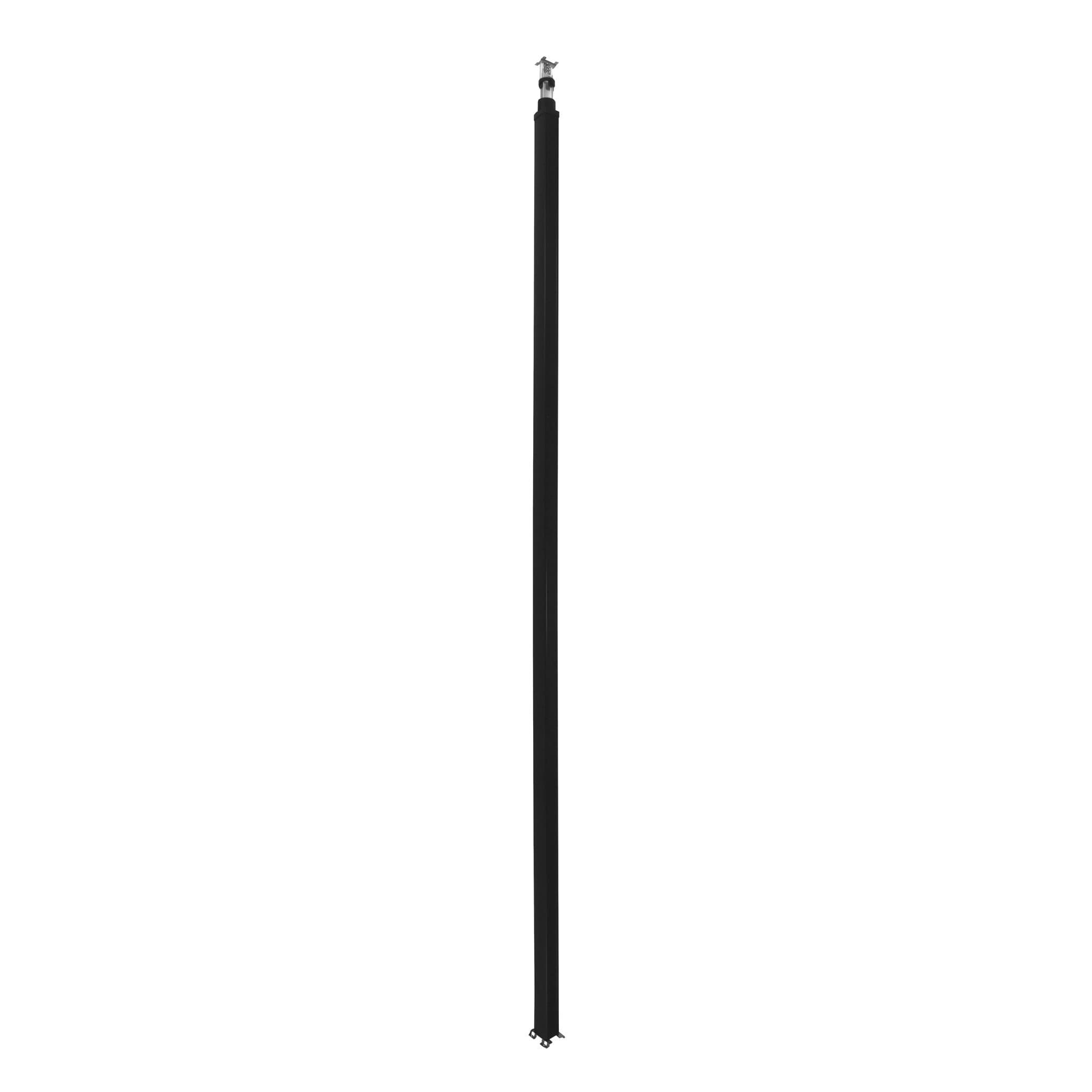 Legrand Snap-On колонна алюминиевая с крышкой из пластика 1 секция 4,02 метра, с возможностью увеличения высоты колонны до 5,3 метра,  цвет черный 653015 — миниатюра 1