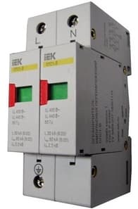 IEK KARAT Ограничитель имп. перенапр. ОПС1-B 2Р In=30kA Un=400B Im=60kA — миниатюра 2