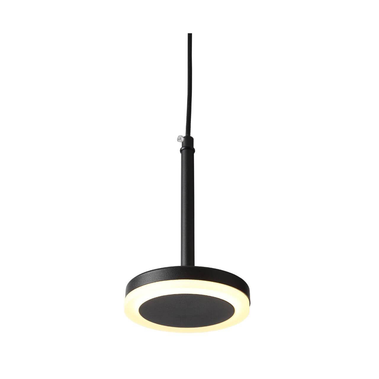 ST Luce ST104.403.06 Светильник подвесной Черный LED 1*6W 3000K 468Lm Ra>80 120° D112xH184 170-240V — миниатюра 2