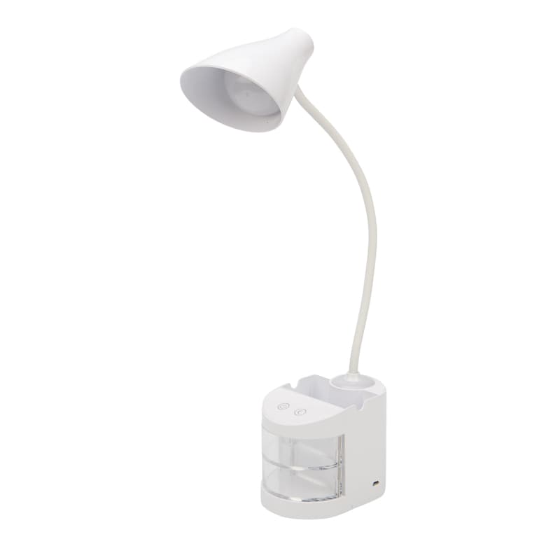 Светильник настольный Click Shift с ночником, на основании, LED, 6 Вт, 4000 К, диммируемый 3 ступени, заряжаемый (автономный режим 3 часа) Rexant 609-006