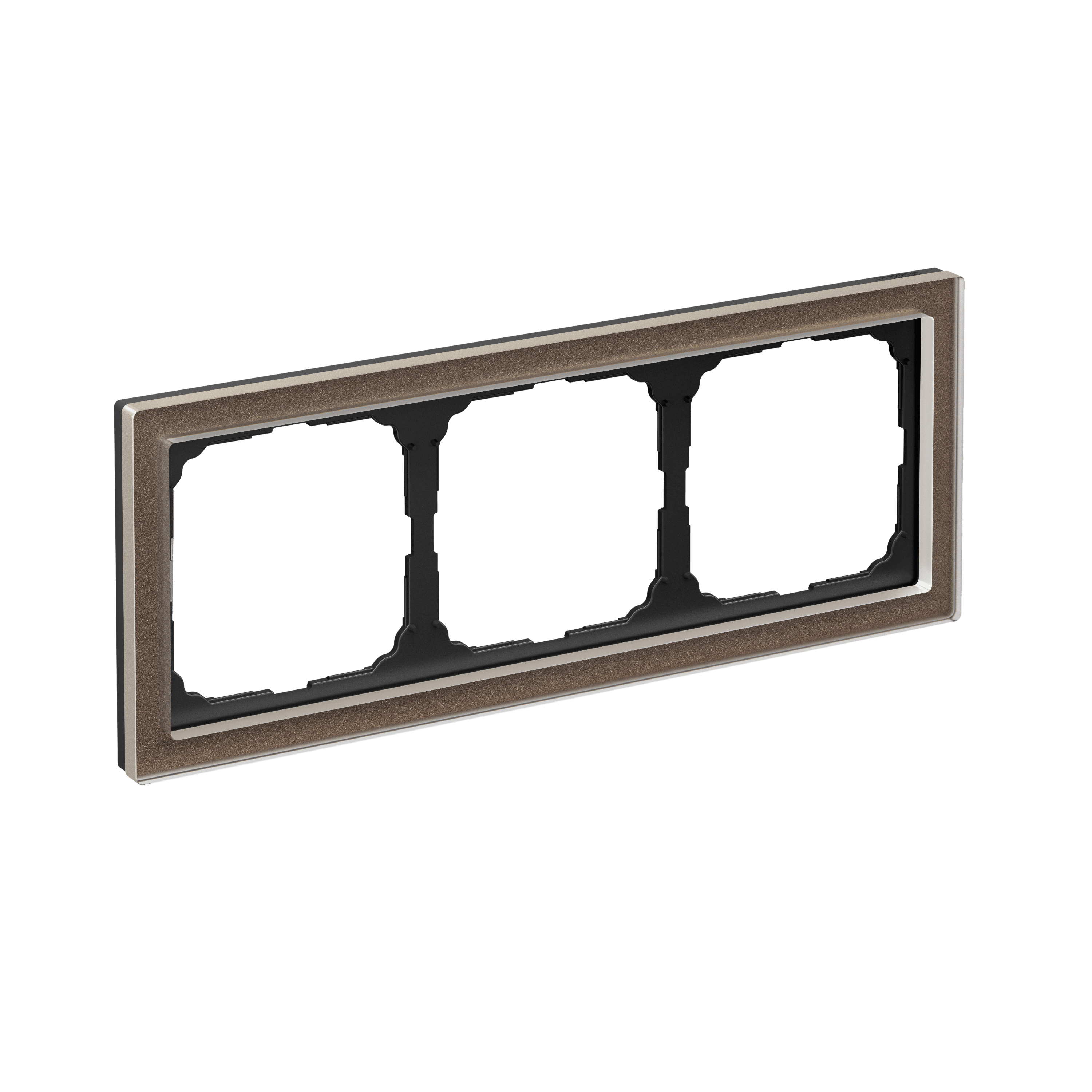 Systeme Electric ArtGallery Pure Органическое стекло Мокко Рамка 3-ая — миниатюра 6