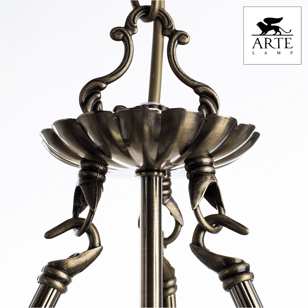 Arte Lamp Windsor Бронза/Белая Люстра 40W/40W E14/E27 A3777LM-3-2AB — миниатюра 4