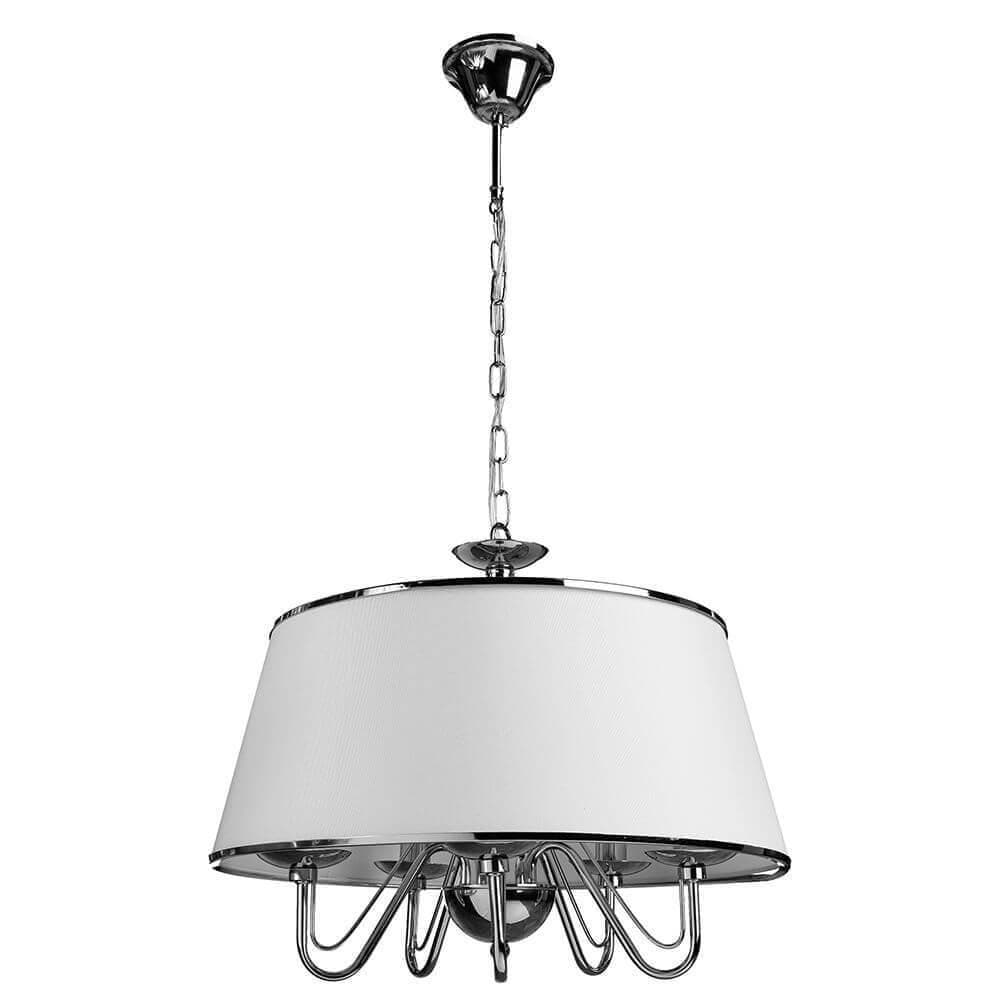 Arte Lamp Aurora Хром/Белая Люстра 40W E14 A1150SP-5CC — миниатюра 1