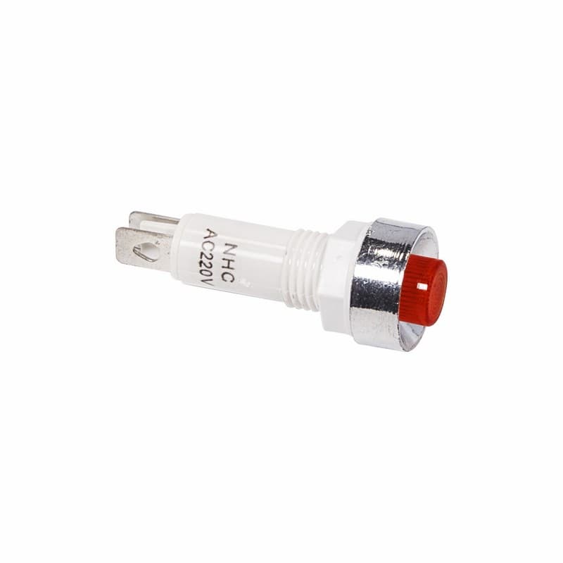 Индикатор c ОТРАЖАТЕЛЕМ Ø10 220V красный Rexant 36-4751