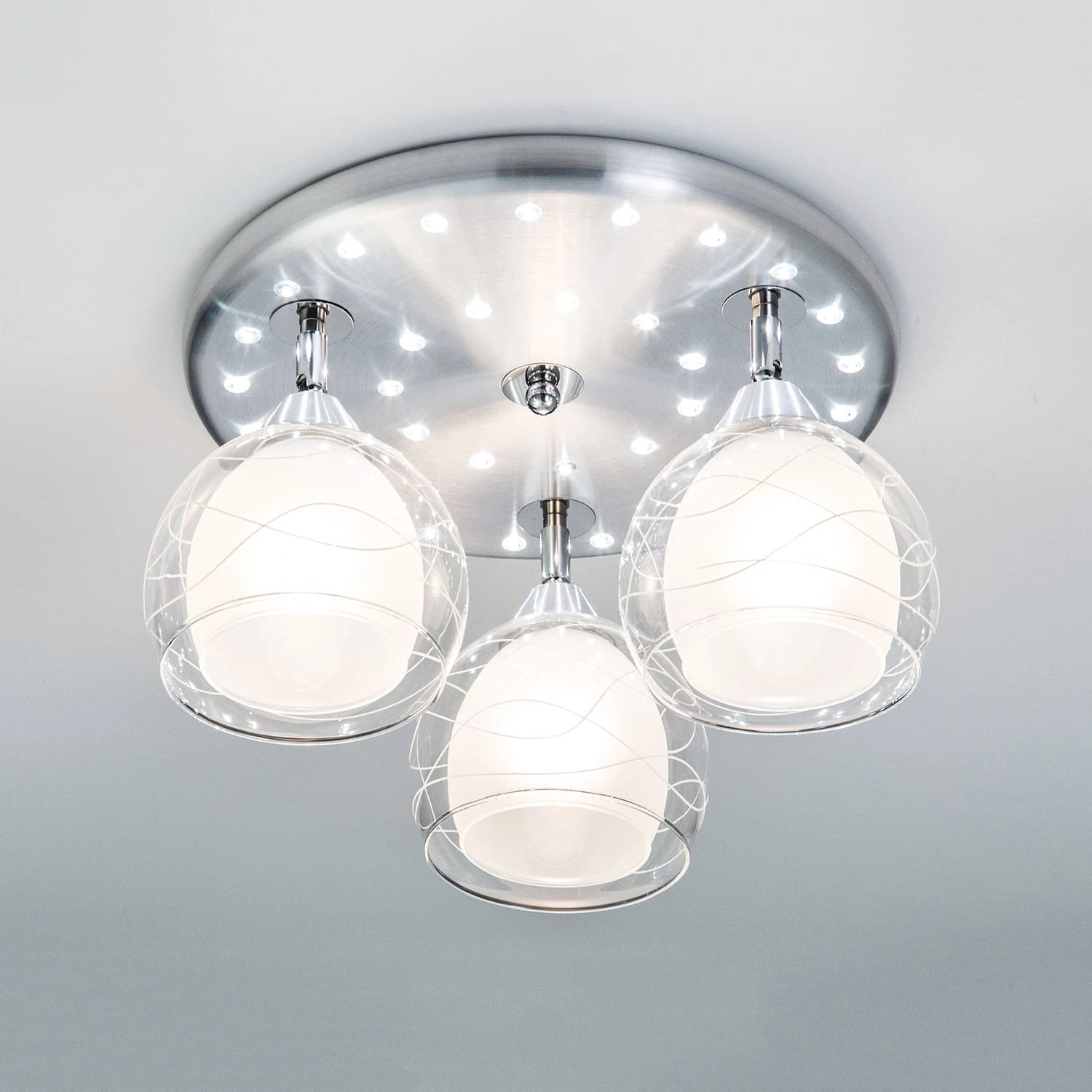Citilux CL158132 Самба+LED Алюм+Хром Светильник Люстра — миниатюра 2