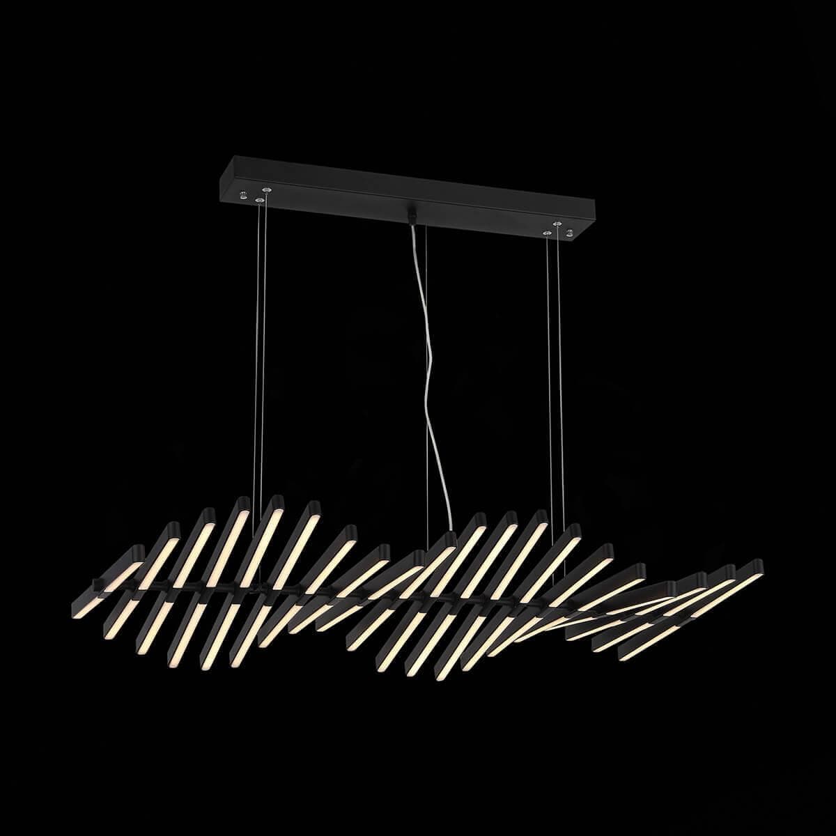 ST Luce SLD001.403.20 Люстра подвесная Черный/Черный, Белый LED 20*5W — миниатюра 2