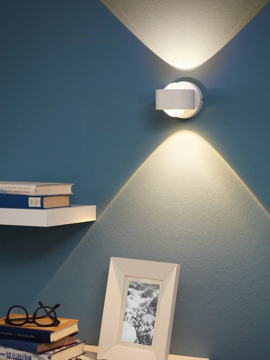 Eglo 96048 Бра светодиодное ONO 2, 2х2,5W(LED), L90, H180, алюминий, белый/пластик, прозрачный — миниатюра 2