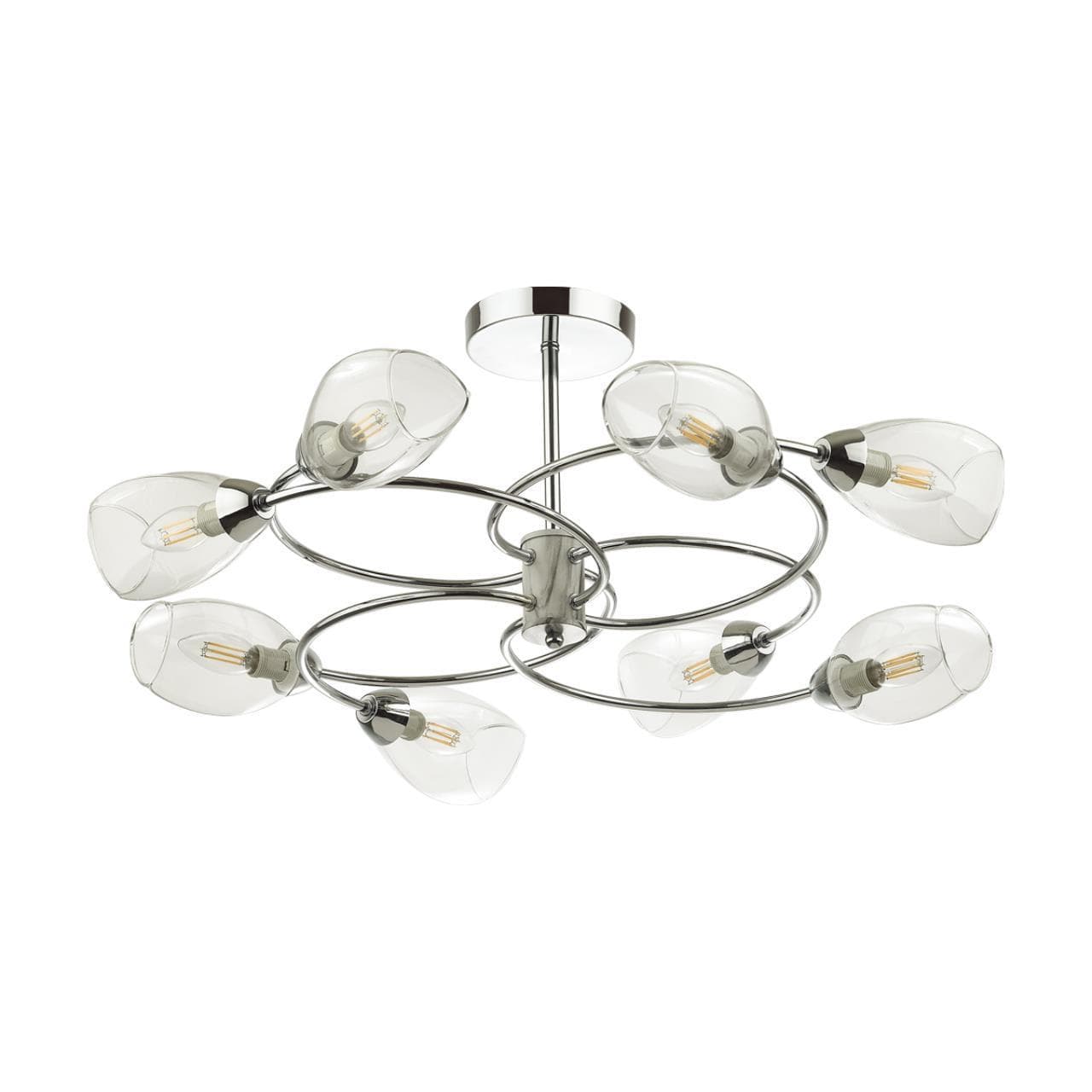 Lumion 4561/8C COMFI LN21 хром Люстра потолочная E14 8*40W 220V ROMEO — миниатюра 1
