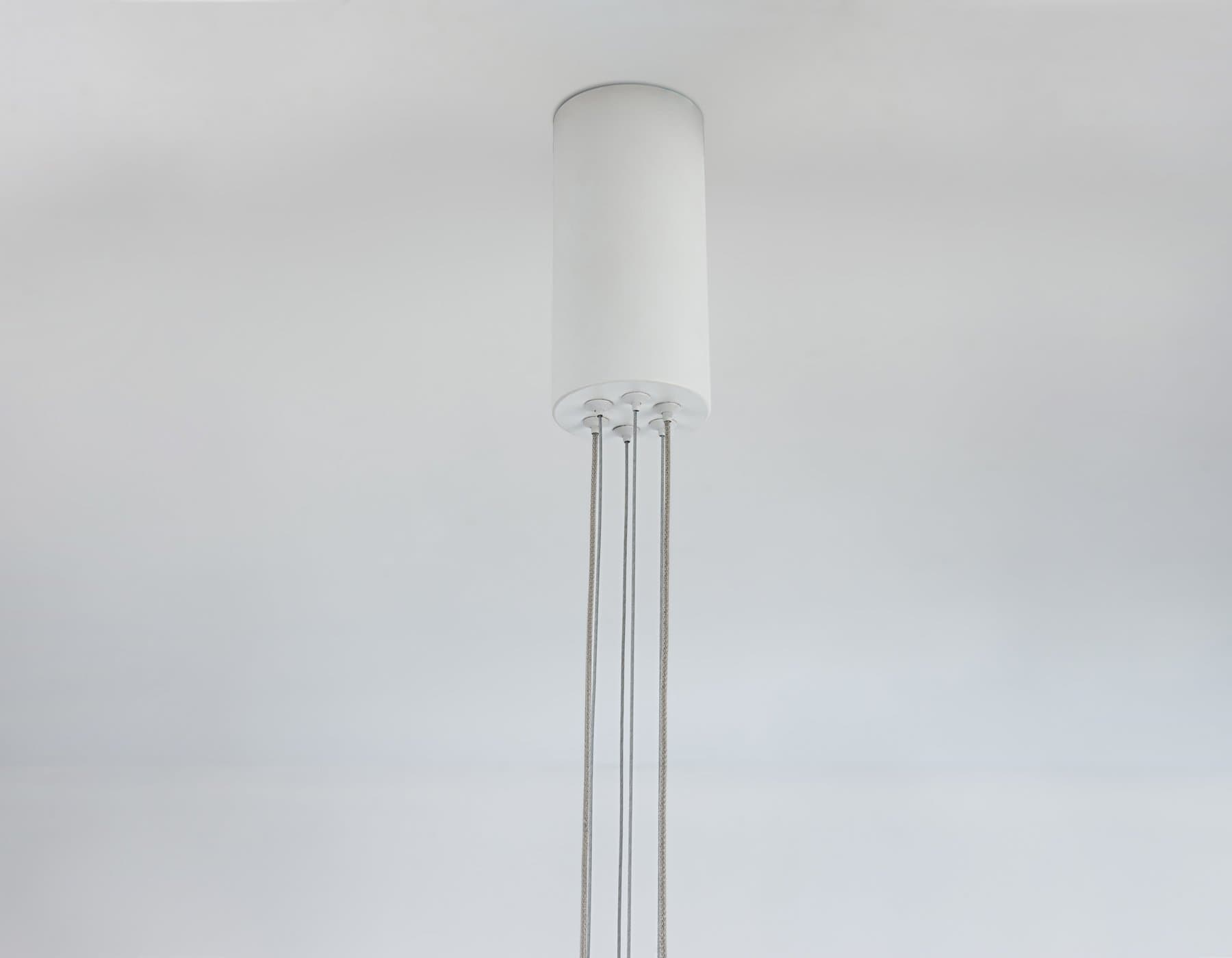 Ambrella Светильник подвесной светодиодный FL5884/2 WH белый 45W 3000K/4200K/6400K D600/400*1200 (без ПДУ) — миниатюра 9