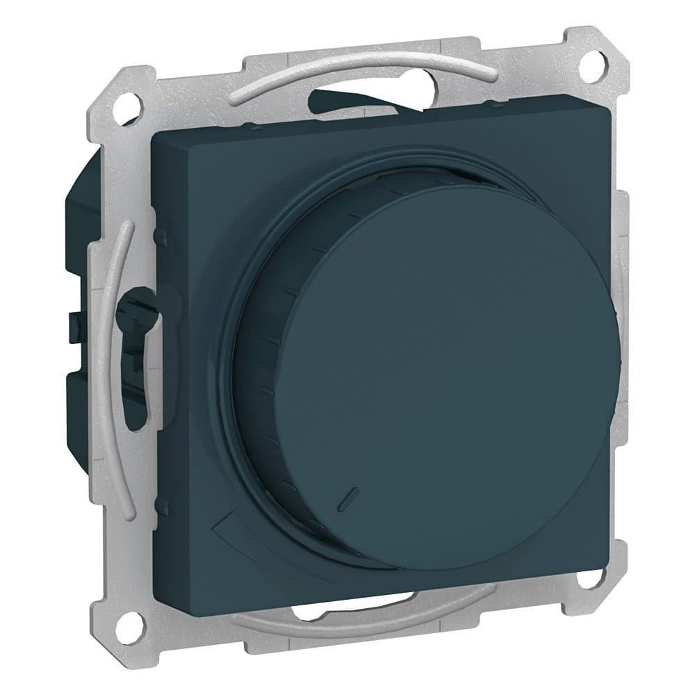 Systeme Electric AtlasDesign Изумруд Светорегулятор (диммер) повор-нажим, LED, RC, 400Вт, мех.