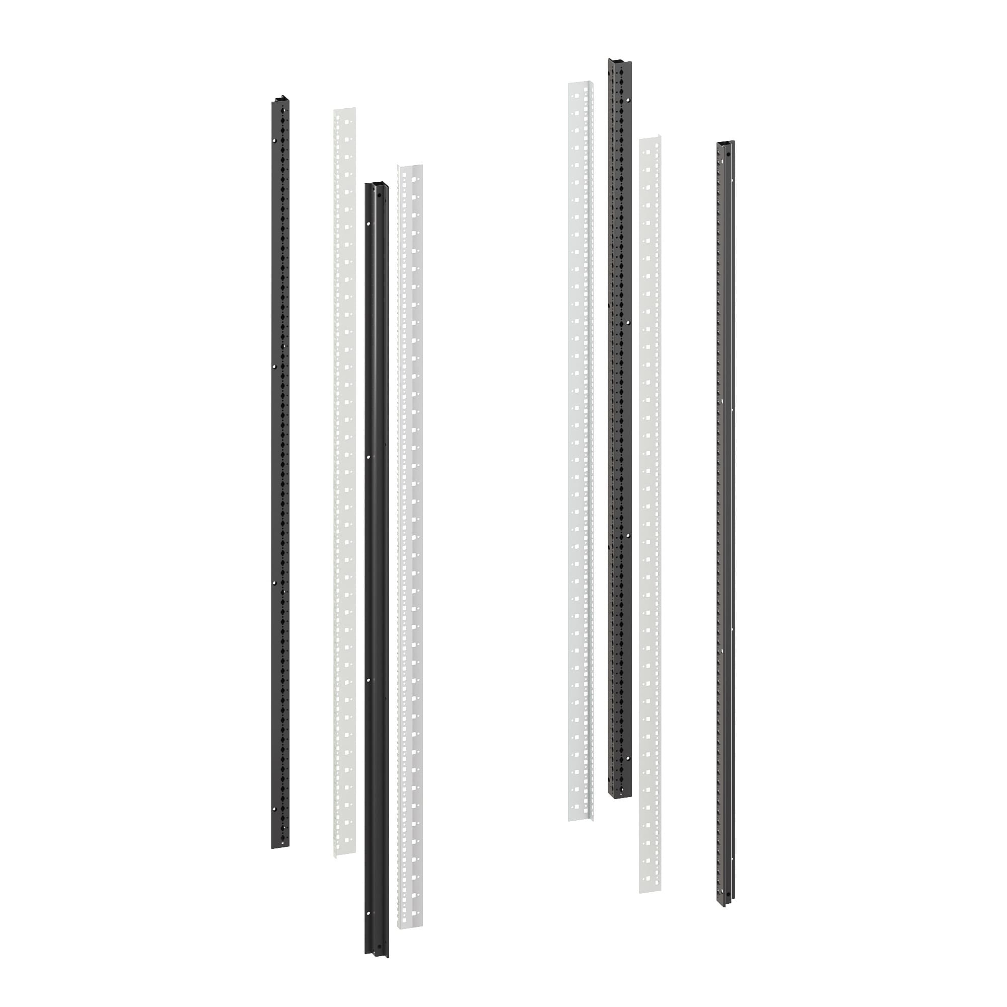 DKC Стойки вертикальные комплект для 32U IT-CQE RAL9005 — миниатюра 1