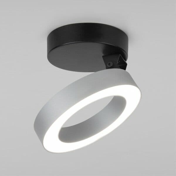 Elektrostandard Spila серебро 12W 4200К (25105/LED)/Светильник накладной серебро a060186