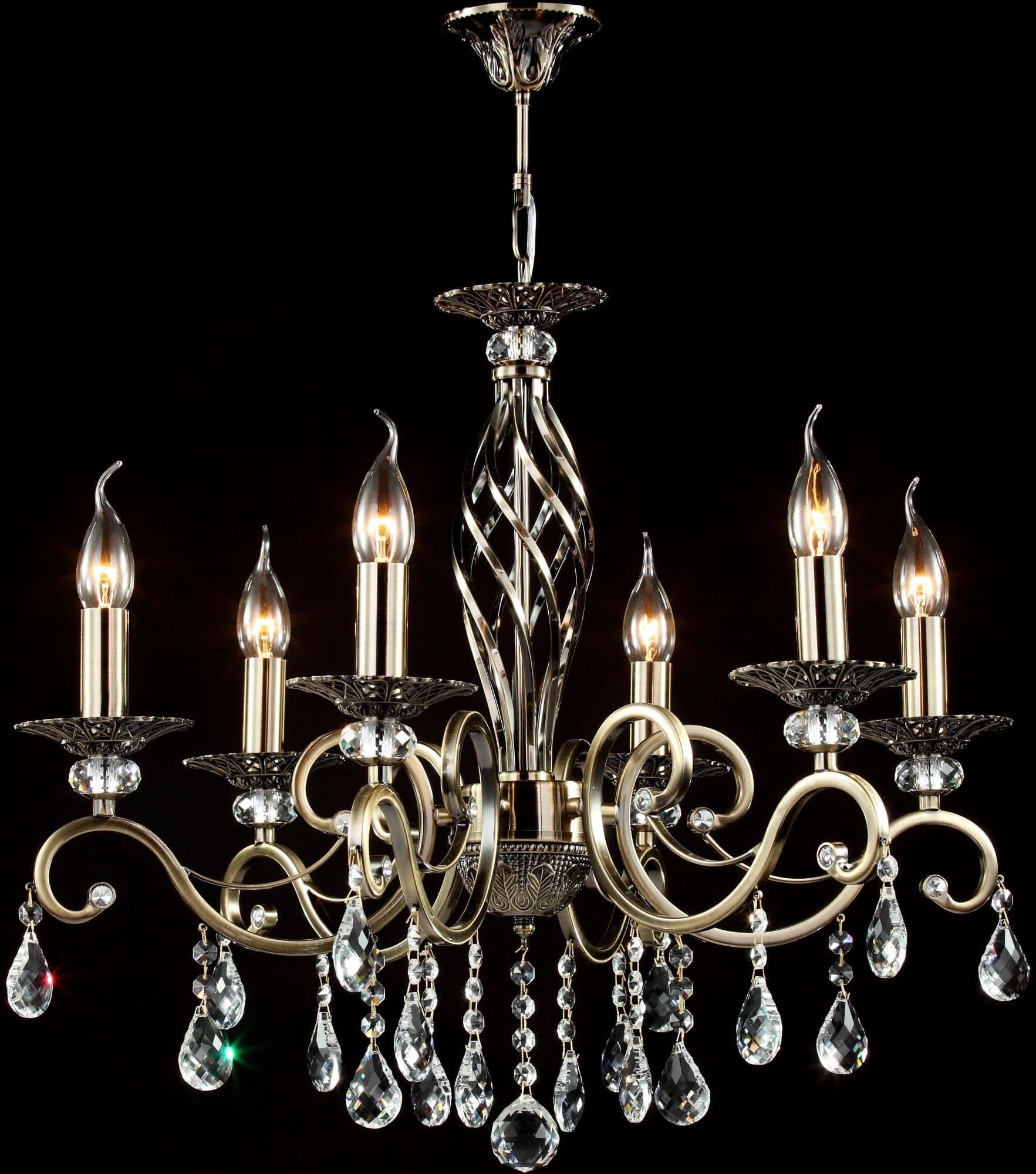 Maytoni Royal Classic Grace Латунь Люстра 6xE14 60W RC247-PL-06-R — миниатюра 2