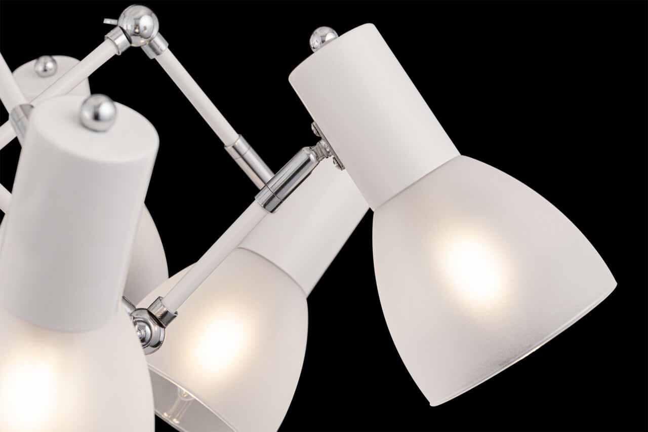 Freya Modern Avery Белый и Хром Люстра FR5080PL-08W — миниатюра 8