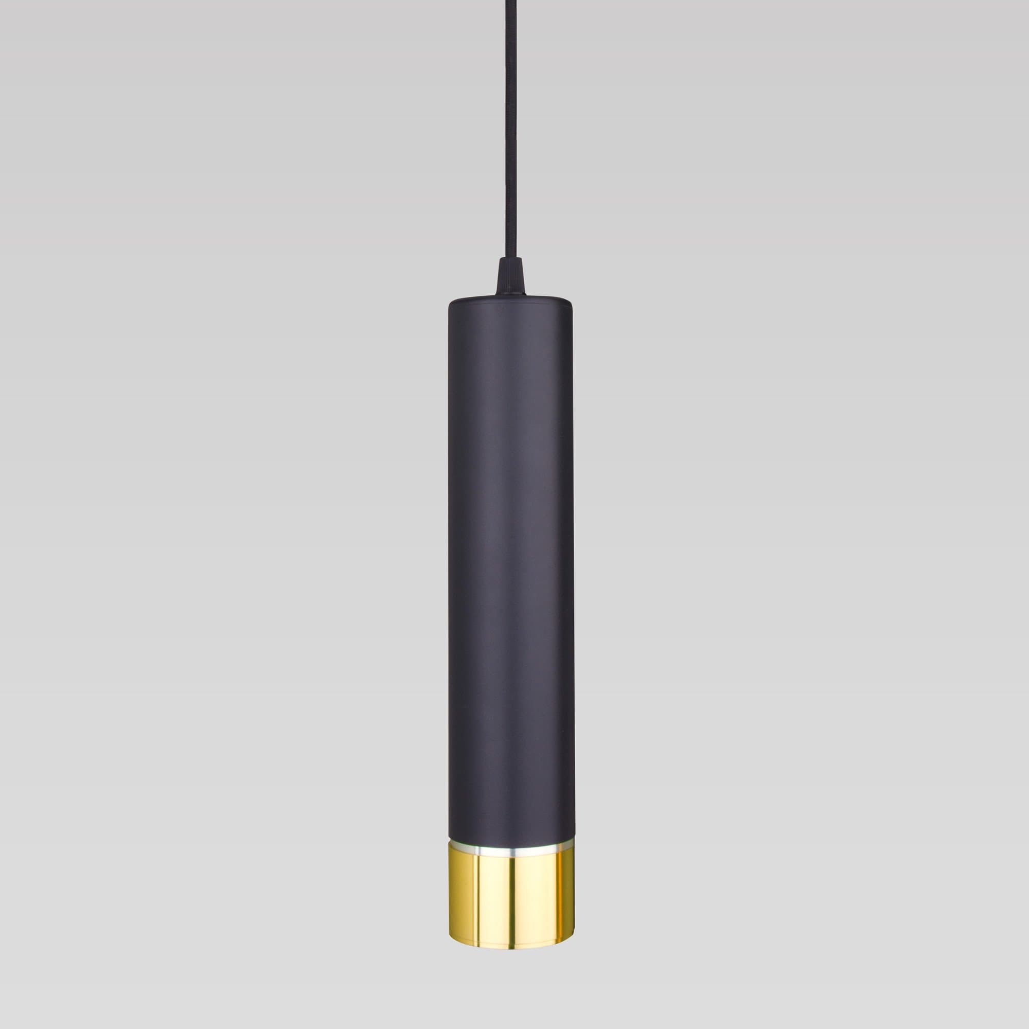 Eurosvet DLN107 GU10 Светильник подвесной черный/золото a055579 — миниатюра 1