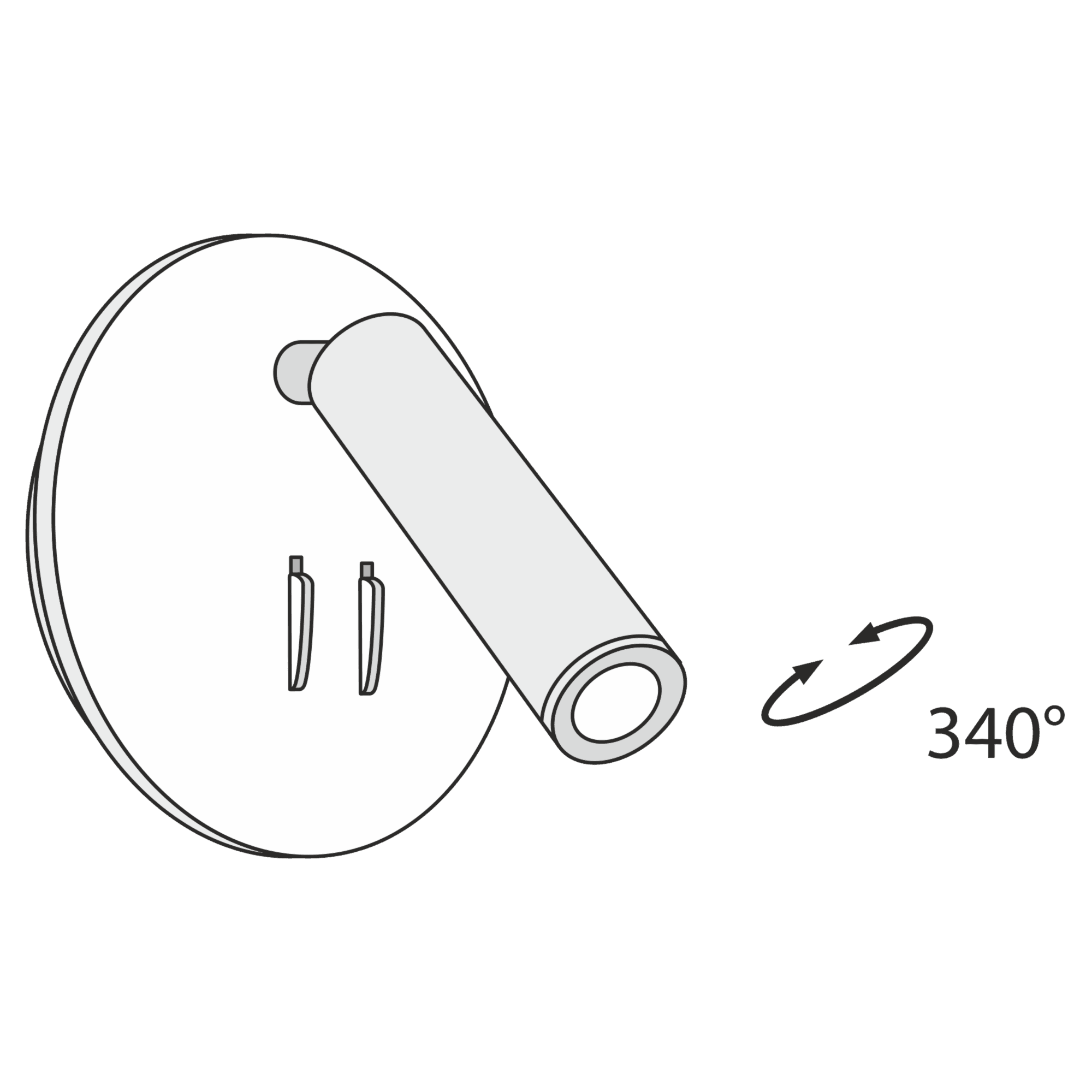Maytoni Ceiling & Wall ios 176 Белый Бра LED 150-200Lm + LED 80-110LM 6W + 3W C176-WL-01-6W-W — миниатюра 6