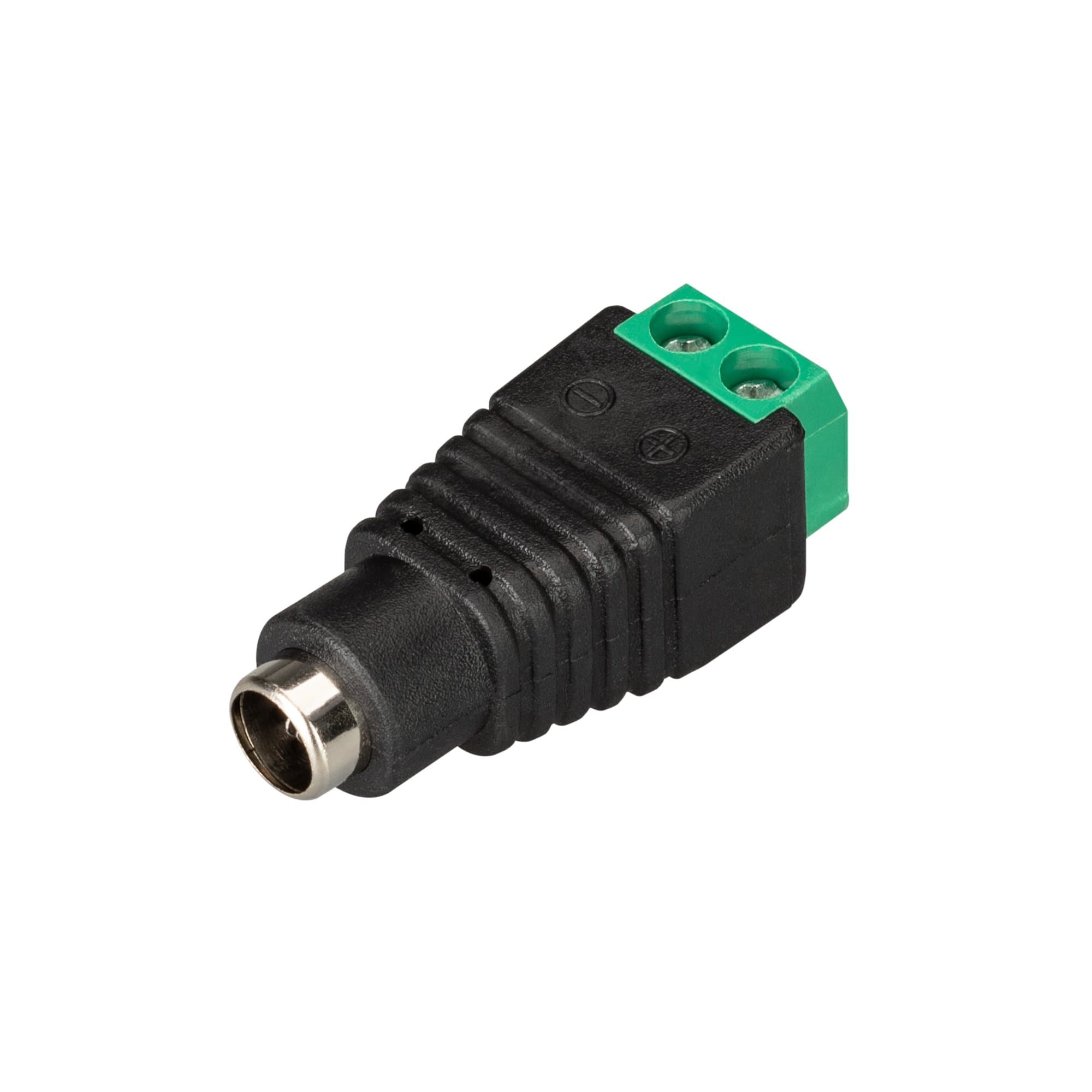 Arlight Коннектор Terminal-MONO-2pin-F (Jack 5.5) (Пластик) 018058(1) — миниатюра 1