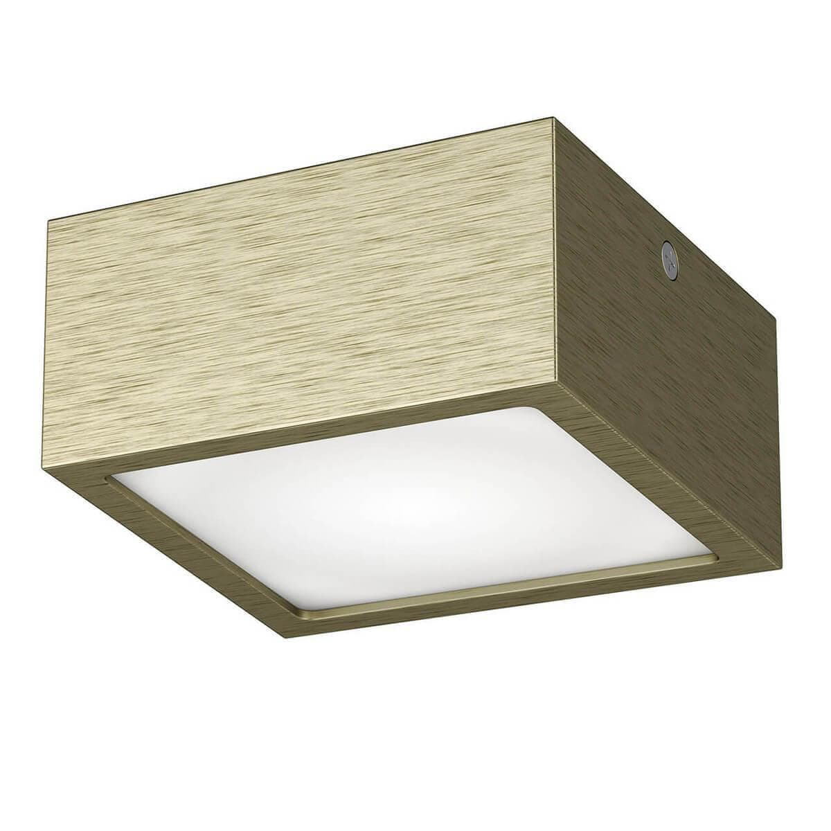 Lightstar 211921 Светильник ZOLLA QUAD LED-SQ 10W 780LM ЗЕЛЕНАЯ БРОНЗА 3000K IP44 (в комплекте)