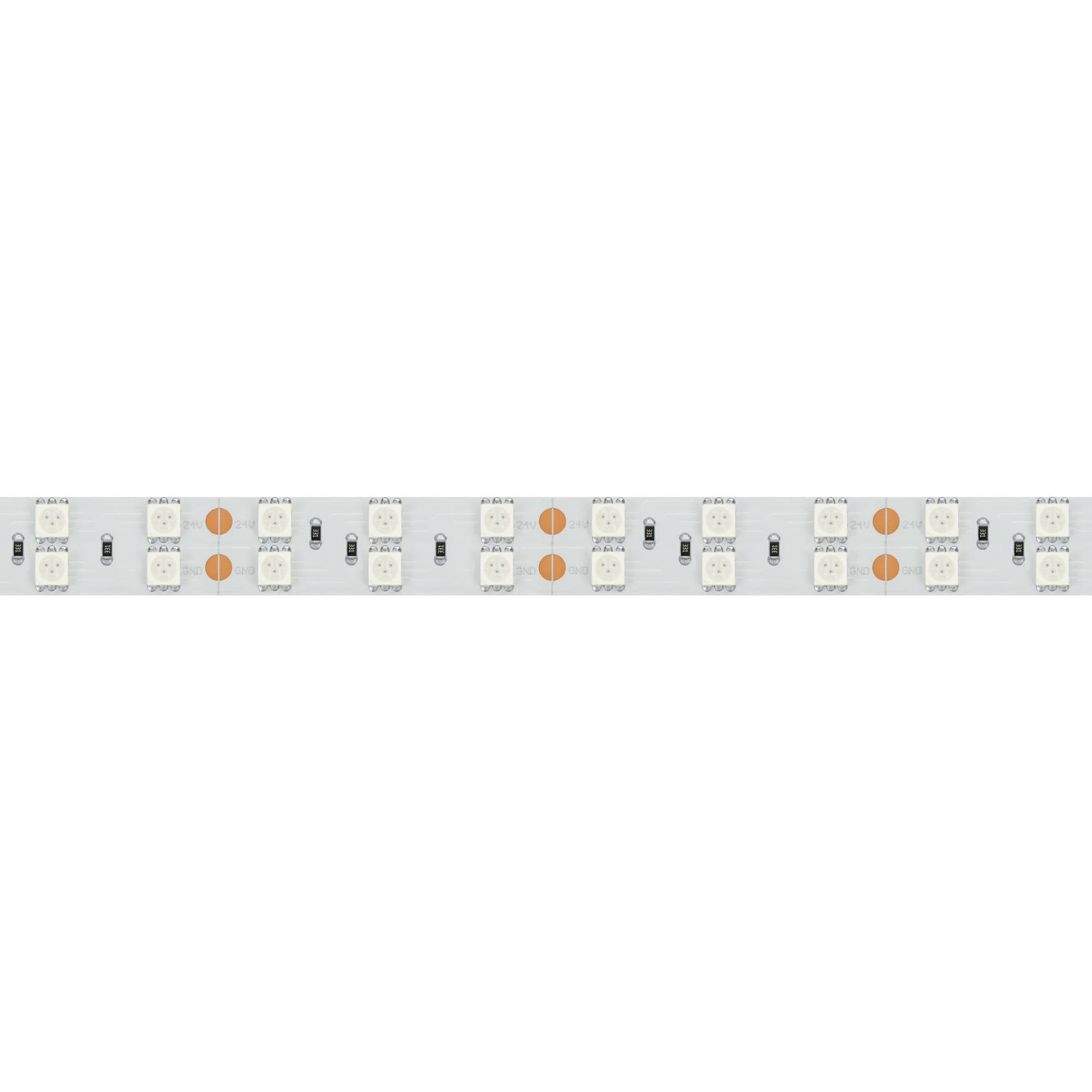 Arlight Светодиодная лента RT 2-5000 24V Yellow 2x2 (5060, 600 LED, LUX) (28.8 Вт/м, IP20) 011263 — миниатюра 4