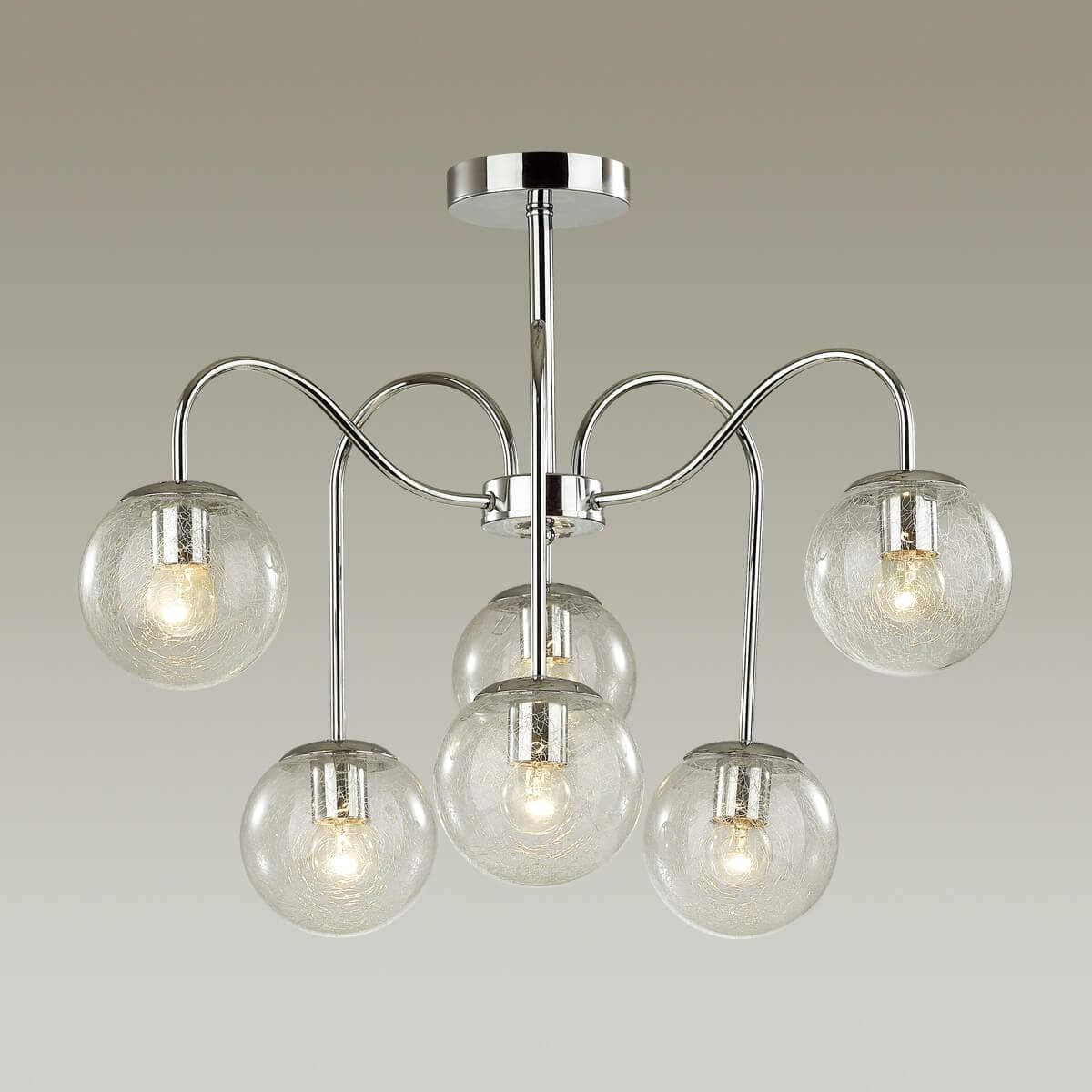 Lumion 4551/6C COMFI LN21 068 хром Люстра потолочная E27 6*60W 220V DARCY — миниатюра 4
