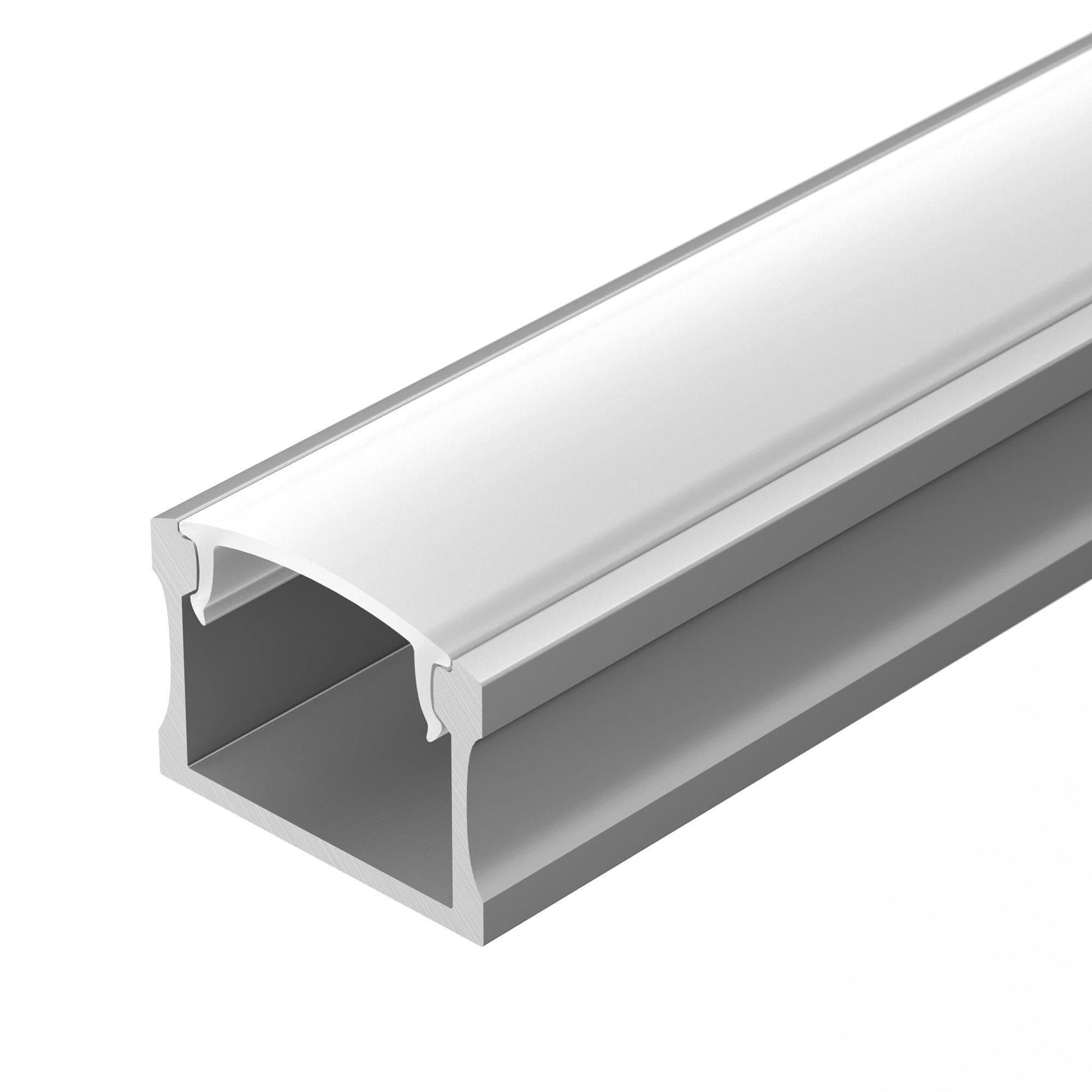 Arlight Профиль с экраном ALU-WIDE-H15-2000 ANOD+FROST (Алюминий) 014848 — миниатюра 1