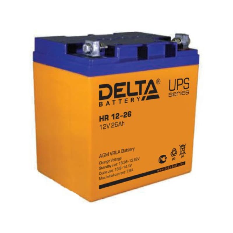 Delta Аккумуляторная батарея HR 12-26 (12V/26Ah)