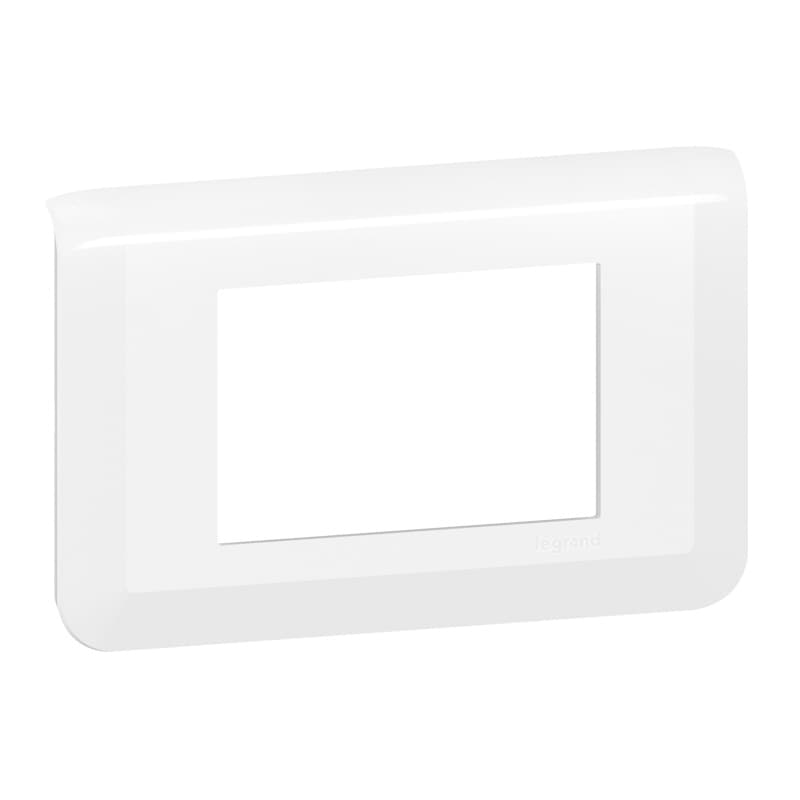 Legrand Mosaiс Рамка - Программа Mosaic - 3 модуля - белая 078803L — миниатюра 3