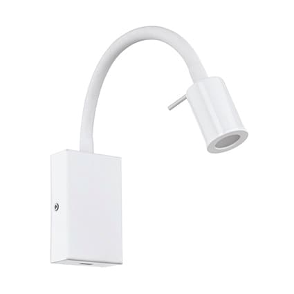 Eglo 96566 Светодиодный бра TAZZOLI, 1х3,5W (LED), L65, H300, cталь, пластик, белый