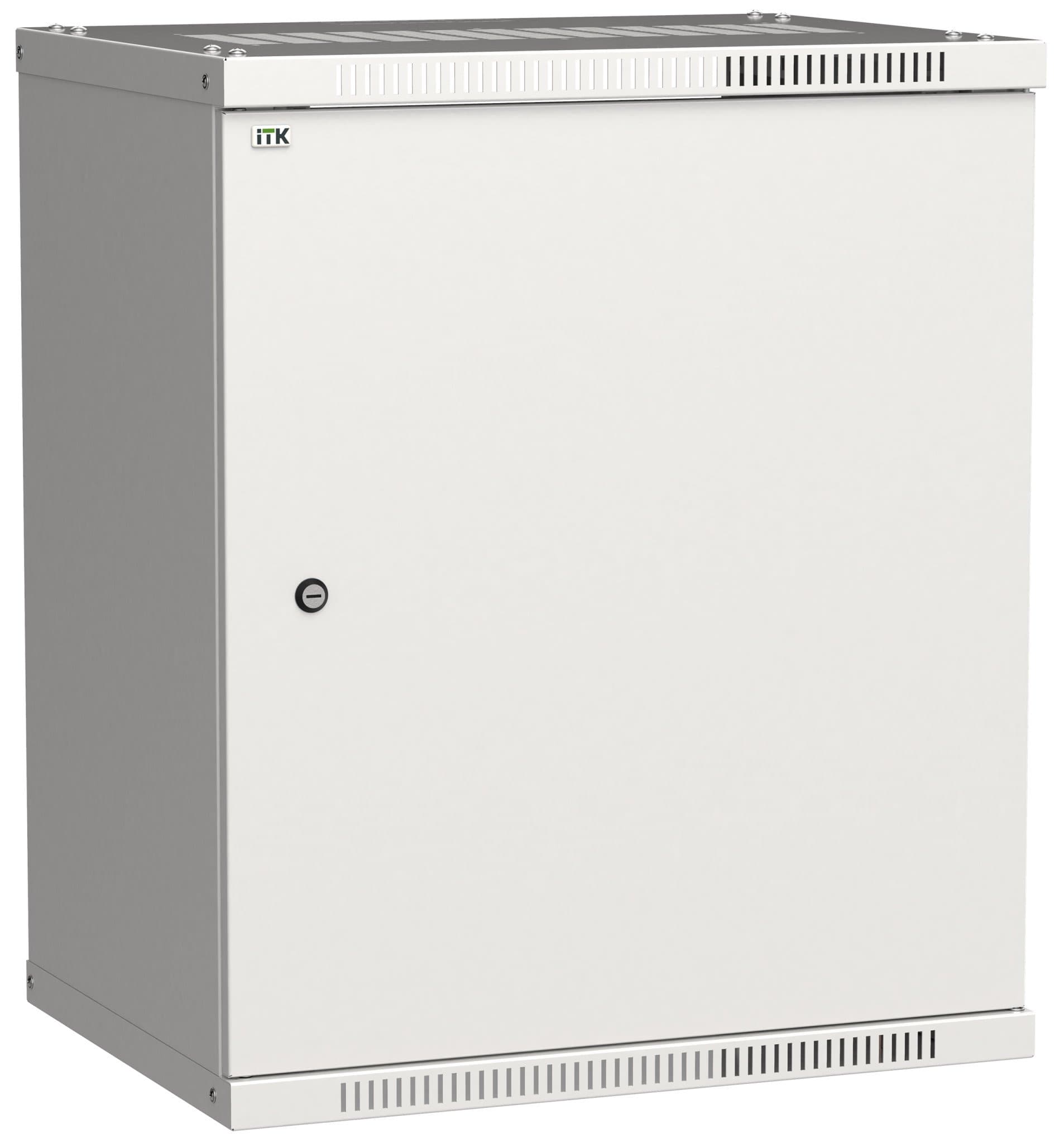 IEK LINEA WE ITK Шкаф LINEA WE 15U 600x450мм дверь, металл серый LWE3-15U64-MF — миниатюра 1