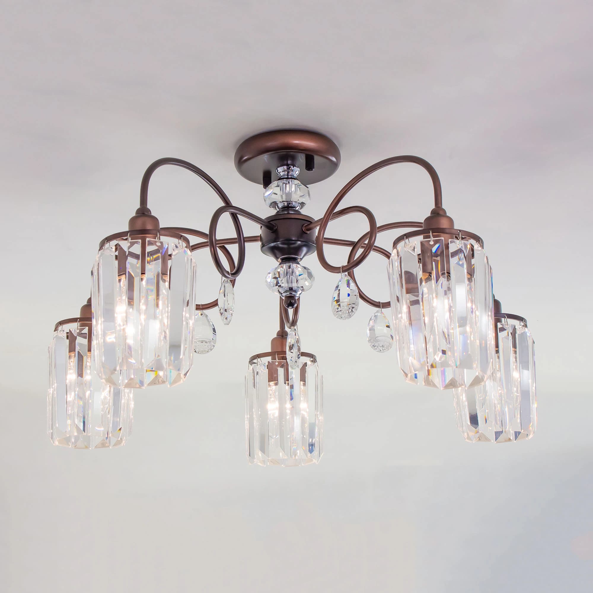 Citilux CL330153 Синди Коричневый Светильник Люстра — миниатюра 7