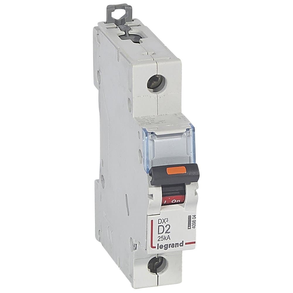 Legrand DX3 Автоматический выключатель 1P 2A (D) 25кА 409804