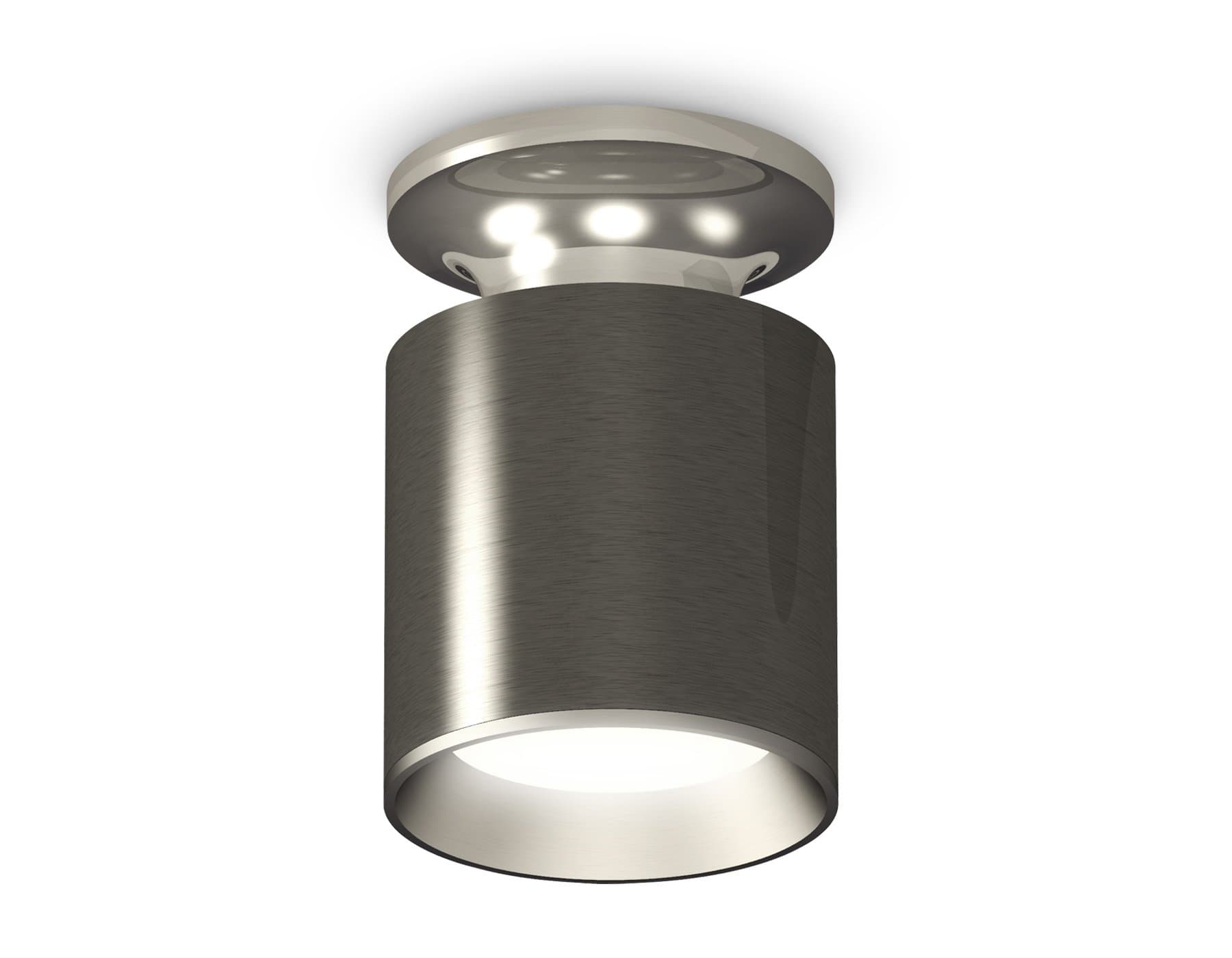 Ambrella Комплект накладного светильника XS6303100 DCH/PSL черный хром/серебро полированное MR16 GU5.3 (N6903, C6303, N6104) — миниатюра 1