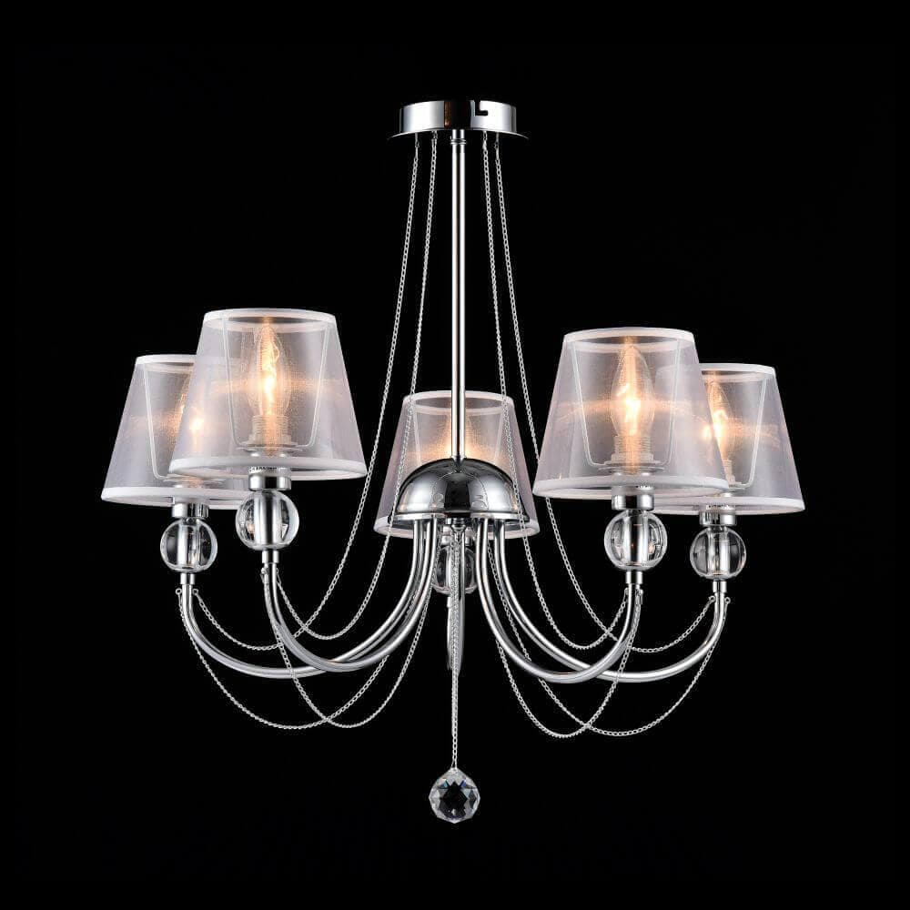 Freya Modern Beverly Хром Люстра E14 40W FR5661-PL-05-CH — миниатюра 9