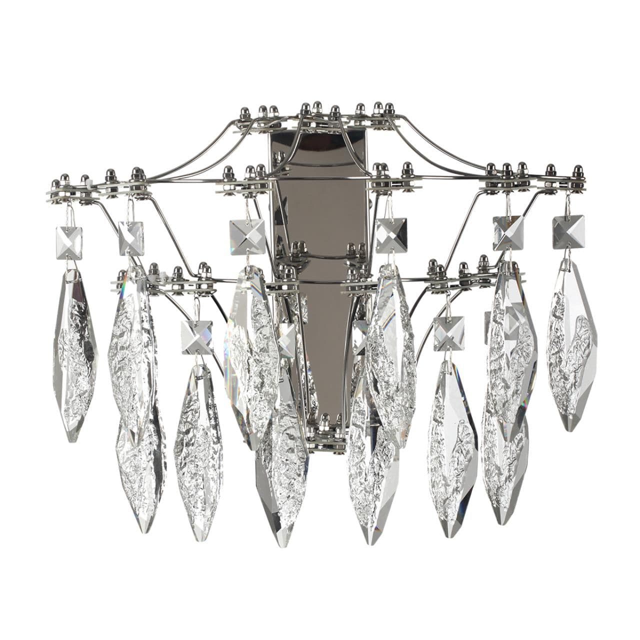 Odeon Light 6699/25WL CLASSIC ODL_EX25 Настенный светильник металл/хрусталь/нерж сталь IP20 LED 25W 4000K 220-240V FLAMENCO