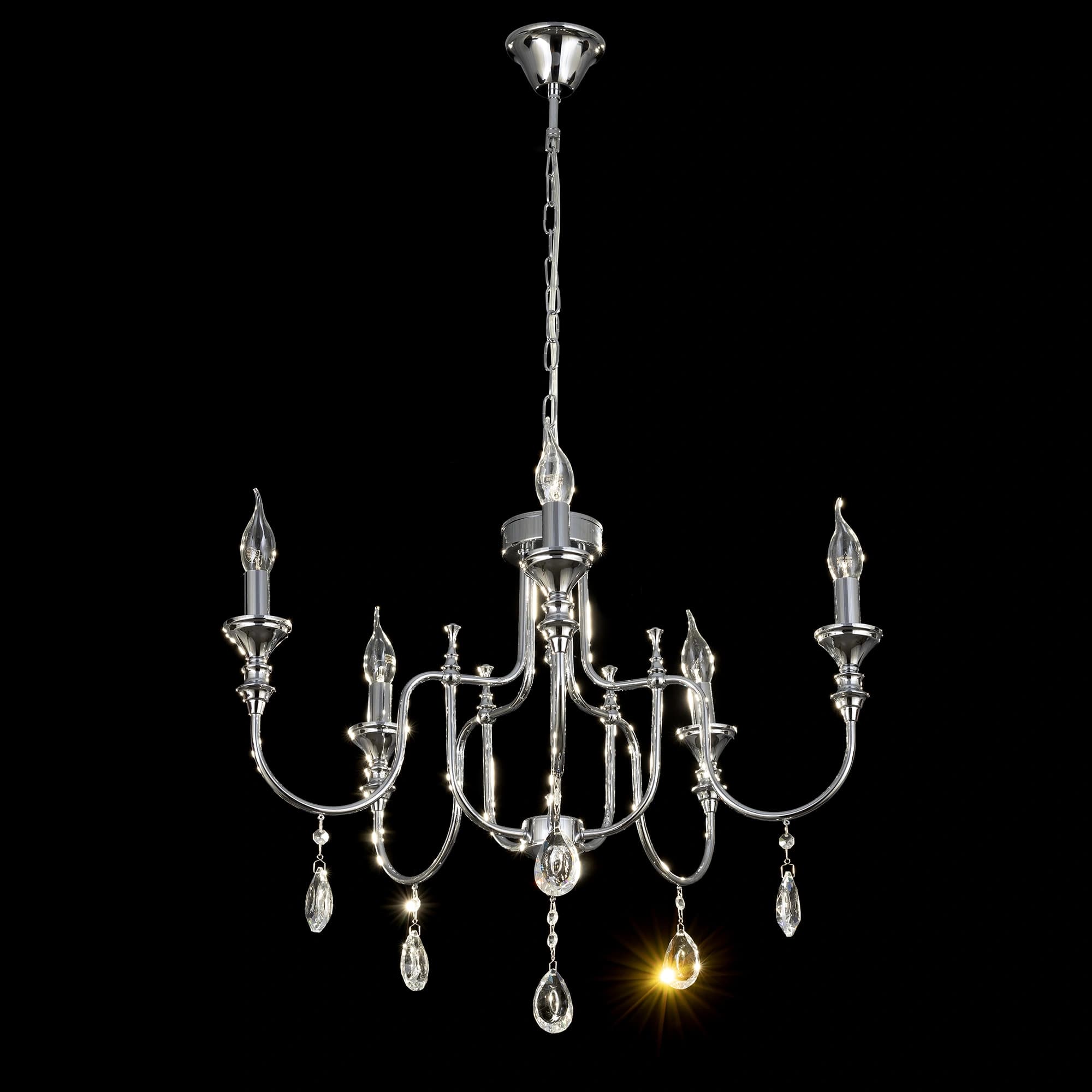Citilux CL437151 Рига Хром Светильник Люстра — миниатюра 2