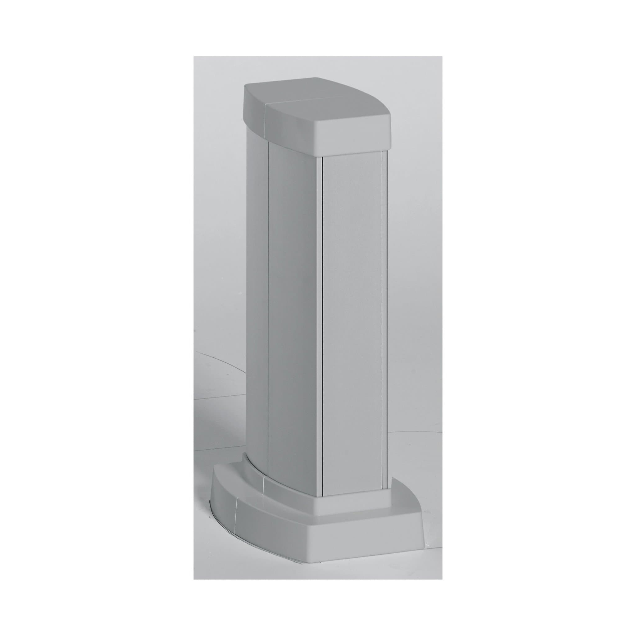 Legrand Snap-On мобильная колонна алюминиевая с крышкой из пластика 2 секции, высота 2 метра, цвет черный 653021 — миниатюра 1