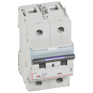 Legrand DX3 Автоматический выключатель 50кА 25А 2P C 410150 — миниатюра 2