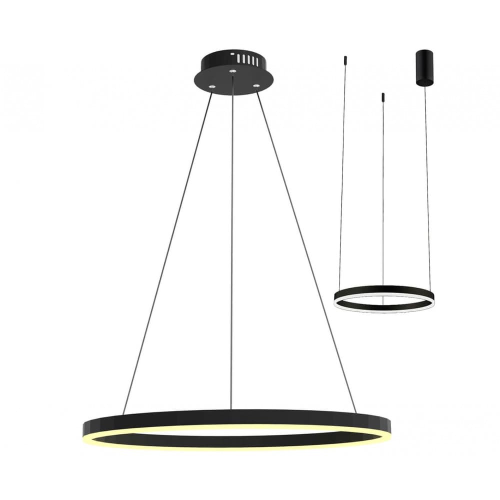 Kink Light 08212,19A(3000K) Подвес Тор черный Led 23W