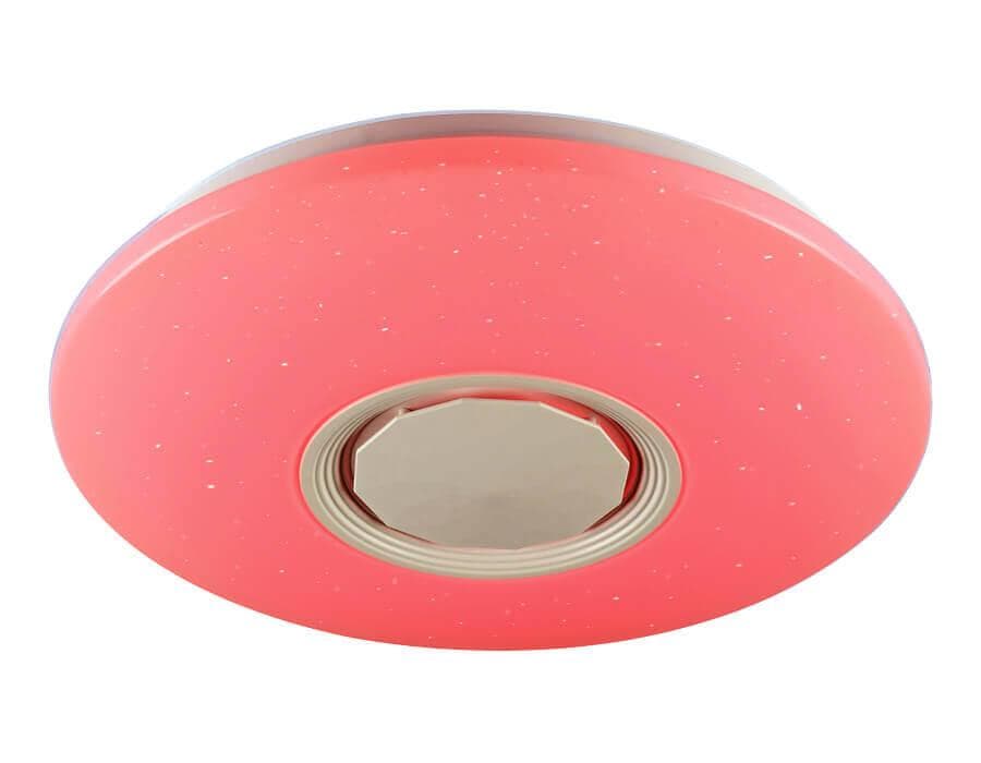 Ambrella Музыкальный светодиодный светильник FF201 WH/CH белый 72W D495*85 (ПДУ ИК) — миниатюра 3