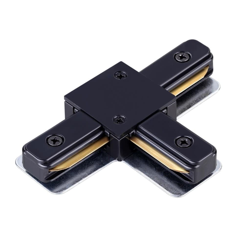 Novotech 135144 PORT NT22 черный Соединитель с токопроводом "T" для однофазного двухжильного шинопровода IP20 220V