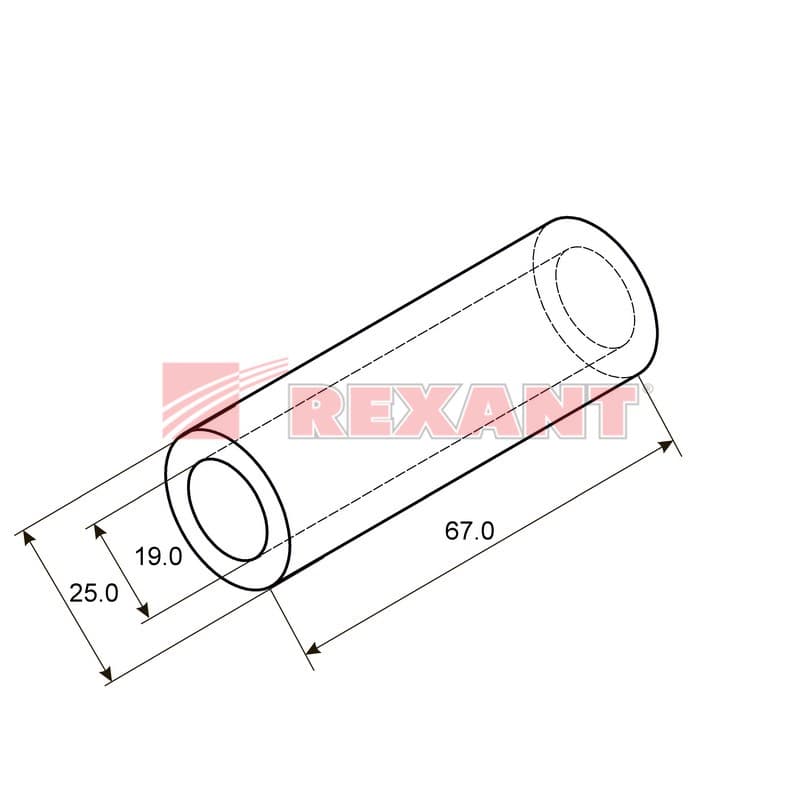 Гильза кабельная ГМЛ 150 Rexant 07-5362 — миниатюра 2