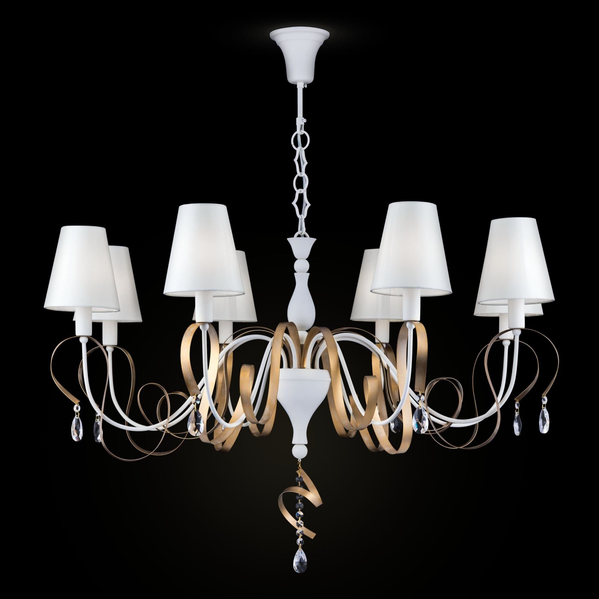 Maytoni Elegant Intreccio Белый с Золотом Люстра 8xE14 40W ARM010-08-W — миниатюра 6