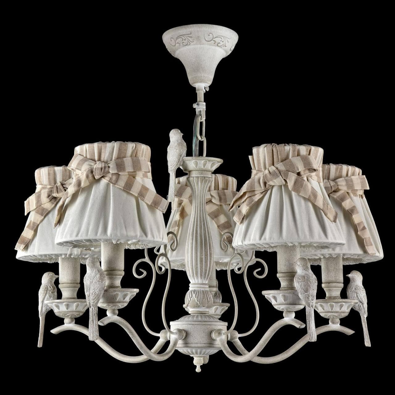 Maytoni Elegant Bird Белый Антик Люстра 5xE14 40W ARM013-05-W — миниатюра 7