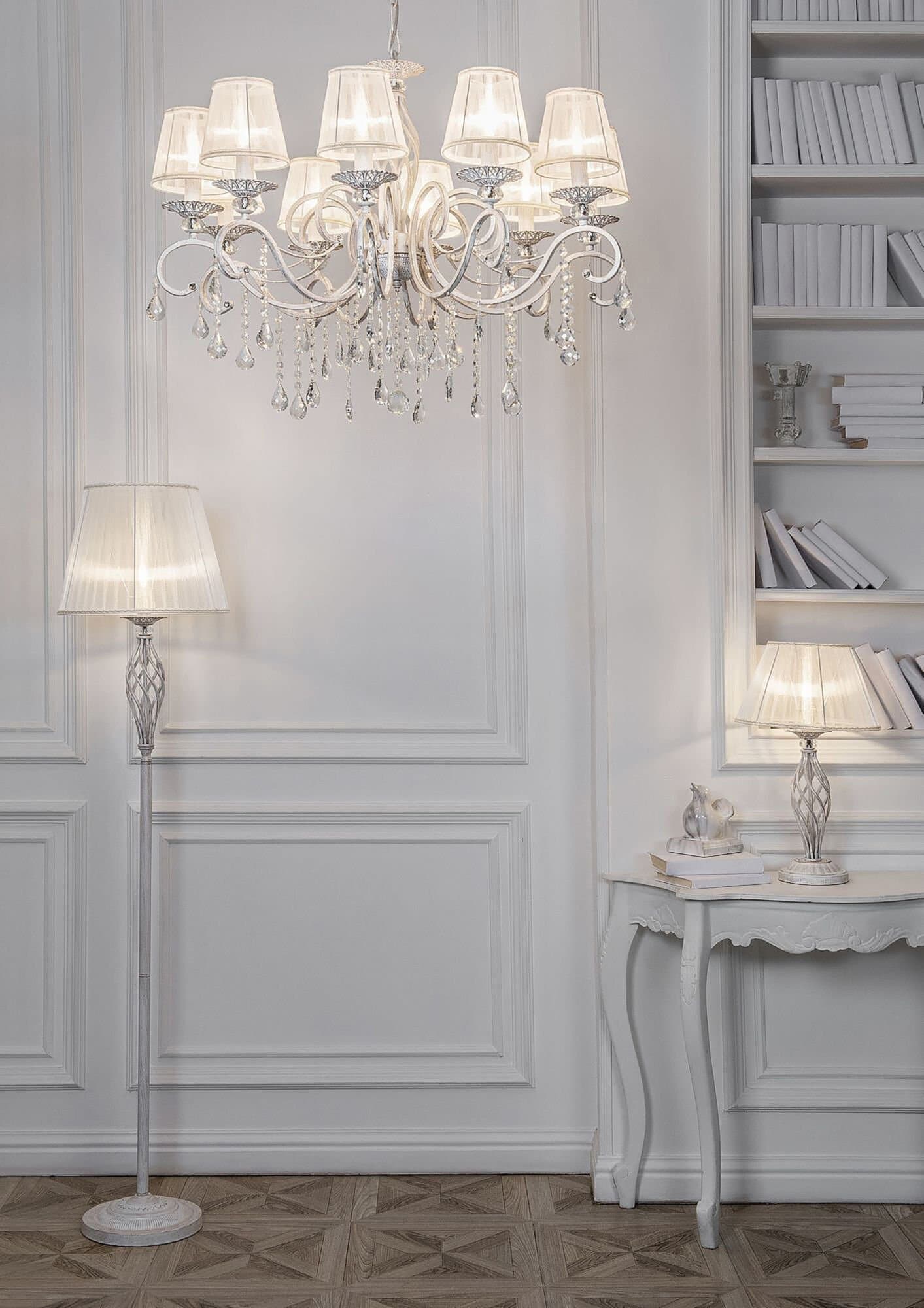 Maytoni Elegant Grace Белый с Золотом Настольная лампа 1xE14 40W ARM247-00-G — миниатюра 4